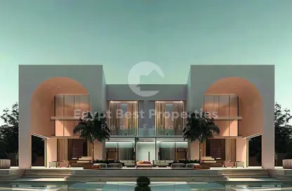 Twin House - 4 Bedrooms - 4 Bathrooms for sale in Azha North - Ras Al Hekma - North Coast