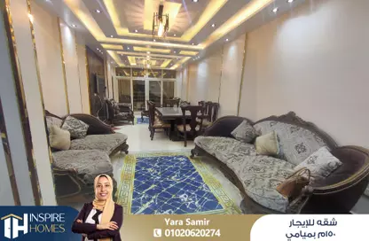 شقة - 3 غرف نوم - 2 حمامات للايجار في شارع إسكندر إبراهيم - ميامي - حي اول المنتزة - الاسكندرية