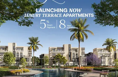 Apartment - 2 Bedrooms - 2 Bathrooms for sale in Garden Lakes - 6 October Compounds - 6 October City - Giza