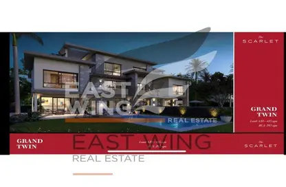 Twin House - 3 Bedrooms - 4 Bathrooms for sale in Swan Lake Residence - 5th Settlement Compounds - The 5th Settlement - New Cairo City - Cairo