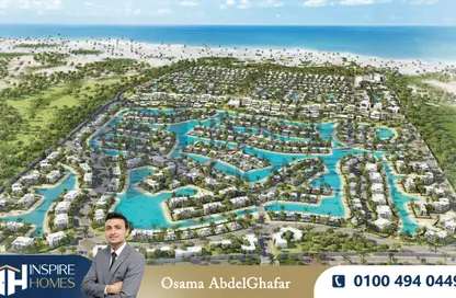 شاليه - 2 غرف نوم - 3 حمامات للبيع في ازها الساحل الشمالي - راس الحكمة - الساحل الشمالي