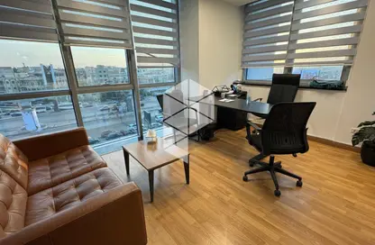 Office Space - Studio - 2 Bathrooms for rent in Bank Center Street - South Teseen St. - The 5th Settlement - New Cairo City - Cairo