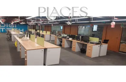 Office Space - Studio - 2 Bathrooms for rent in V90 - North Teseen St. - The 5th Settlement - New Cairo City - Cairo