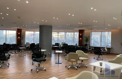 Office Space - Studio - 2 Bathrooms for rent in Bank Center Street - South Teseen St. - The 5th Settlement - New Cairo City - Cairo