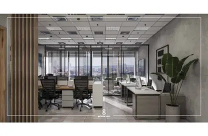 Office Space - Studio - 1 Bathroom for sale in V90 - North Teseen St. - The 5th Settlement - New Cairo City - Cairo