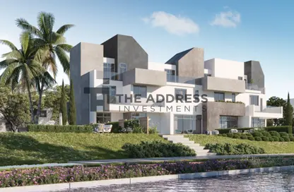 Twin House - 5 Bedrooms - 4 Bathrooms for sale in Rivers - New Zayed City - Sheikh Zayed City - Giza