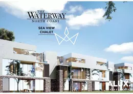 Chalet - 3 Bedrooms - 4 Bathrooms for sale in The Waterway - Qesm Ad Dabaah - North Coast