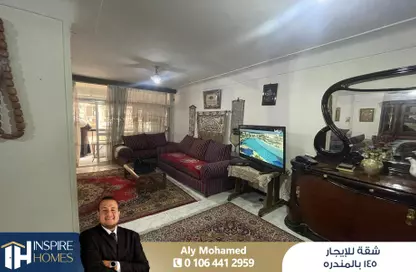شقة - 2 غرف نوم - 2 حمامات للايجار في شارع مسجد المندره - المندرة - حي ثان المنتزة - الاسكندرية