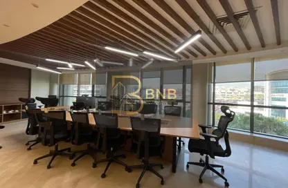 Full Floor - Studio - 3 Bathrooms for rent in Bank Center Street - South Teseen St. - The 5th Settlement - New Cairo City - Cairo