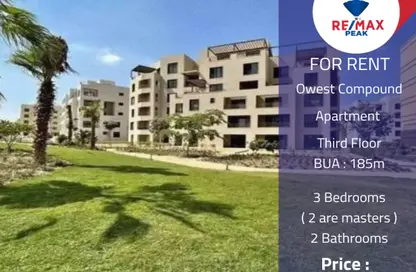 Apartment - 3 Bedrooms - 4 Bathrooms for rent in O West - 6 October Compounds - 6 October City - Giza