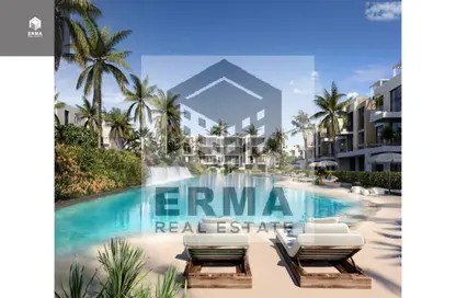 Chalet - 2 Bedrooms - 2 Bathrooms for sale in The Water Way - North Investors Area - New Cairo City - Cairo