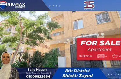Apartment - 3 Bedrooms - 2 Bathrooms for sale in 10th District - Sheikh Zayed City - Giza