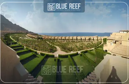 منزل مزدوج - 3 غرف نوم - 3 حمامات للبيع في تلال السخنة - العين السخنة - السويس