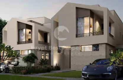 Townhouse - 3 Bedrooms - 4 Bathrooms for sale in Solana - New Zayed City - Sheikh Zayed City - Giza