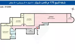 Apartment - 3 Bedrooms - 3 Bathrooms for sale in Camp Chezar - Hay Wasat - Alexandria