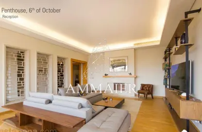 Penthouse - 3 Bedrooms - 3 Bathrooms for rent in Forty West - Sheikh Zayed Compounds - Sheikh Zayed City - Giza