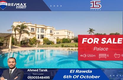 Palace - 6 Bedrooms - 7+ Bathrooms for sale in Rawda - Al Wahat Road - 6 October City - Giza