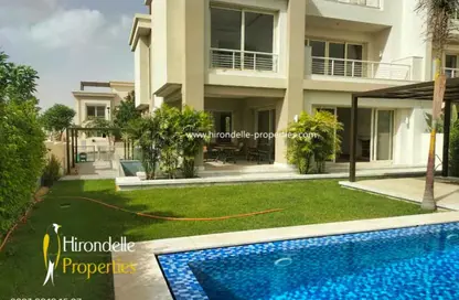 فيلا - 4 غرف نوم - 4 حمامات للايجار في كايرو فيستيفال سيتى - المستثمرين الشمالية - مدينة القاهرة الجديدة - القاهرة