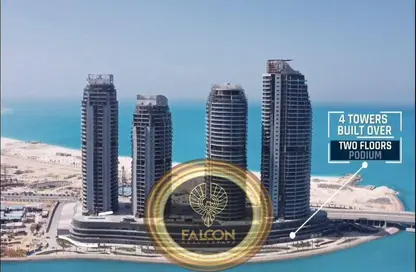 Apartment - 2 Bedrooms - 2 Bathrooms for sale in North Edge Towers - New Alamein City - Al Alamein - North Coast