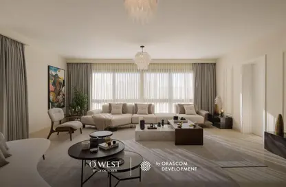 (بنتهاوس  (روف - 4 غرف نوم - 3 حمامات للبيع في أو ويست - كمبوندات 6 أكتوبر - مدينة 6 أكتوبر - الجيزة