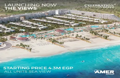 Chalet - 1 Bedroom - 1 Bathroom for sale in Golf Bay Porto - Porto Sokhna - Al Ain Al Sokhna - Suez