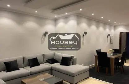 Apartment - 1 Bedroom - 1 Bathroom for rent in Palm Hills Village Gate - South Investors Area - New Cairo City - Cairo