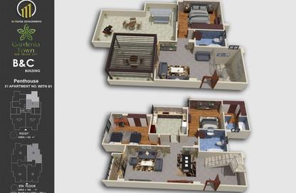 Penthouse - 3 Bedrooms - 3 Bathrooms for sale in Bait Alwatan - New Obour City - Qalyubia