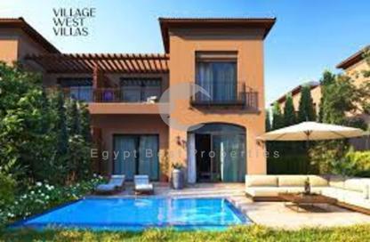 Apartment - 2 Bedrooms - 2 Bathrooms for sale in Village West - Sheikh Zayed Compounds - Sheikh Zayed City - Giza