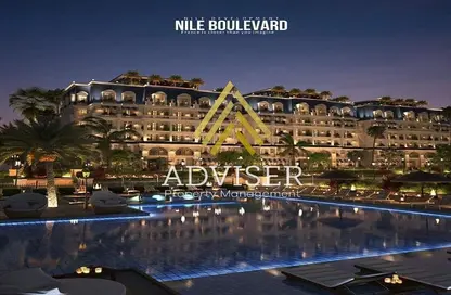 Apartment - 3 Bedrooms - 2 Bathrooms for sale in Nile Boulevard - New Cairo City - Cairo