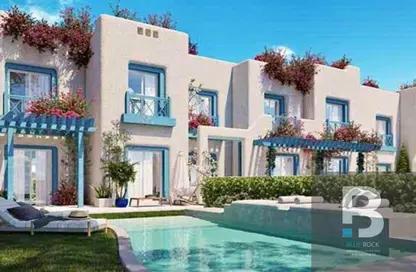 Twin House - 3 Bedrooms - 4 Bathrooms for sale in Mountain View - Ras Al Hekma - North Coast