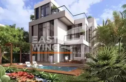 Twin House - 4 Bedrooms - 4 Bathrooms for sale in Saada Compound - New Cairo City - Cairo