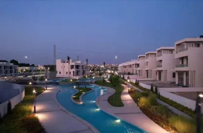 Townhouse - 5 Bedrooms - 5 Bathrooms for sale in Lake West - Sheikh Zayed Compounds - Sheikh Zayed City - Giza
