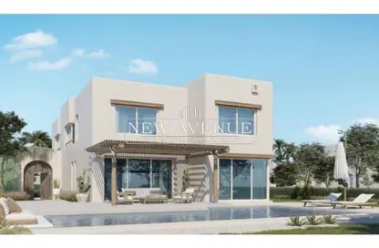 فيلا - 6 غرف نوم - 7 حمامات للبيع في هاسيندا ويست - راس الحكمة - الساحل الشمالي