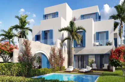 Twin House - 5 Bedrooms - 6 Bathrooms for sale in Naia bay - Ras Al Hekma - North Coast