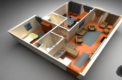 Chalet - 2 Bedrooms - 2 Bathrooms for sale in Hanging Gardens - Porto Sokhna - Al Ain Al Sokhna - Suez
