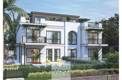 Villa - 4 Bedrooms - 5 Bathrooms for sale in Waslet Dahshur Road - Green Belt - 6 October City - Giza