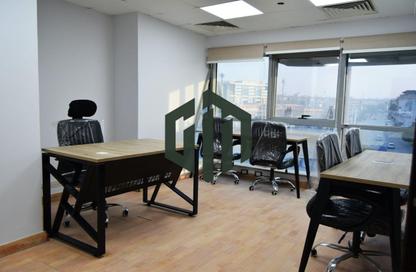 Office Space - Studio - 2 Bathrooms for rent in Bank Center Street - South Teseen St. - The 5th Settlement - New Cairo City - Cairo