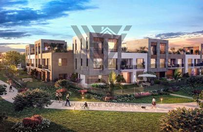 Townhouse - 4 Bedrooms - 4 Bathrooms for sale in Crescent Walk - 5th Settlement Compounds - The 5th Settlement - New Cairo City - Cairo