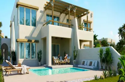 Chalet - 3 Bedrooms - 4 Bathrooms for sale in Hacienda West - Ras Al Hekma - North Coast