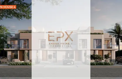Townhouse - 5 Bedrooms - 4 Bathrooms for sale in Riviera 1 Entrance - Riviera City - Sheikh Zayed City - Giza
