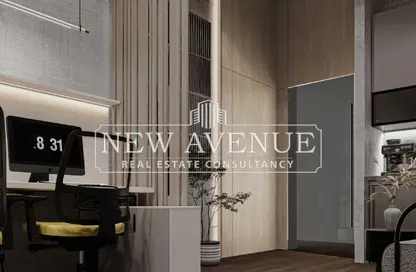 Office Space - Studio - 2 Bathrooms for rent in Lake View Residence - 5th Settlement Compounds - The 5th Settlement - New Cairo City - Cairo