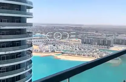 شقة - 2 غرف نوم - 1 حمام للبيع في نورث ايدج تاورز - مدينة العلمين الجديدة - العلمين - الساحل الشمالي