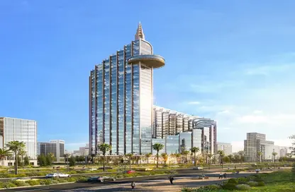 Office Space - Studio - 1 Bathroom for sale in East tower - Central Business District - New Capital City - Cairo