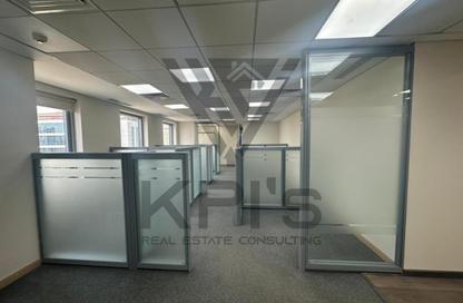 Office Space - Studio - 2 Bathrooms for rent in Bank Center Street - South Teseen St. - The 5th Settlement - New Cairo City - Cairo