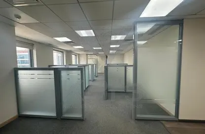 Office Space - Studio - 2 Bathrooms for rent in Bank Center Street - South Teseen St. - The 5th Settlement - New Cairo City - Cairo