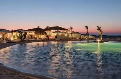 Chalet - 2 Bedrooms - 2 Bathrooms for sale in The Med - Ras Al Hekma - North Coast