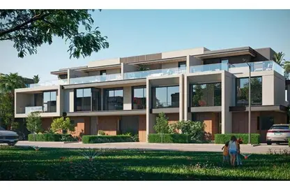 Townhouse - 3 Bedrooms - 4 Bathrooms for sale in Palm Hills October - Cairo Alexandria Desert Road - 6 October City - Giza