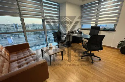 Office Space - Studio - 1 Bathroom for rent in Bank Center Street - South Teseen St. - The 5th Settlement - New Cairo City - Cairo