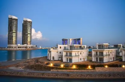تاون هاوس - 4 غرف نوم - 4 حمامات للبيع في نورث ايدج تاورز - مدينة العلمين الجديدة - العلمين - الساحل الشمالي