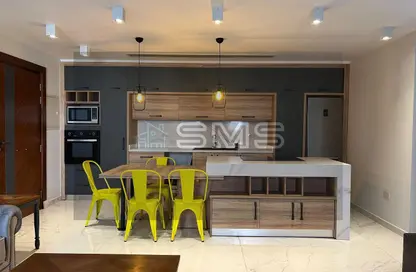 Apartment - 2 Bedrooms - 1 Bathroom for rent in Palm Hills Village Gate - South Investors Area - New Cairo City - Cairo